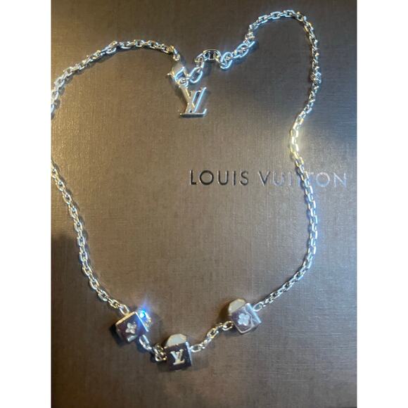 Louis Vuitton Crystal Gambles Station Necklace with box - Picture 8 of 8